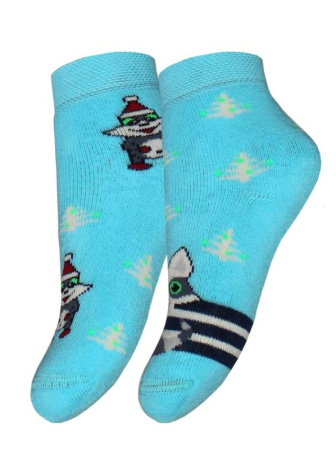 ШКАРПЕТКИ ДИТЯЧІ 3060 BABY (малюнок), р.13-14, 546 ДЖИНС