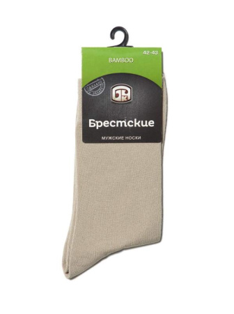 НОСКИ МУЖСКИЕ 14С2507, р.27, 000 ПЕСОЧНЫЙ || ШКАРПЕТКИ ЧОЛ 2507 BAMBOO (середньої довжини), р.29, 005 ЧОРНИЙ