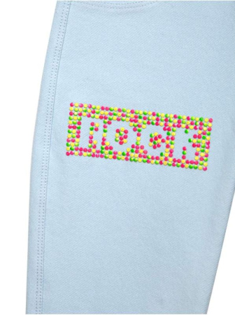 Джеггинсы с ярким рисунком из неоновых стразов ROConte Kids STAR, р.134, 140-72 || Джеггінси з яскравим малюнком з неонових стразів ROConte Kids STAR, р. 134, 140-72