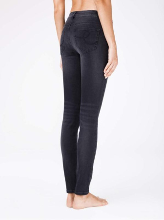 Моделирующие джинсы из премиального денима с вышивкой CON-100 Lycra || Брюки джинсові жін. CE CON-100, р.170-94, чорний Моделирующие джинсы из премиального денима с вышивкой CON-100 Lycra || Брюки джинсові жін. CE CON-100, р.170-94, чорний