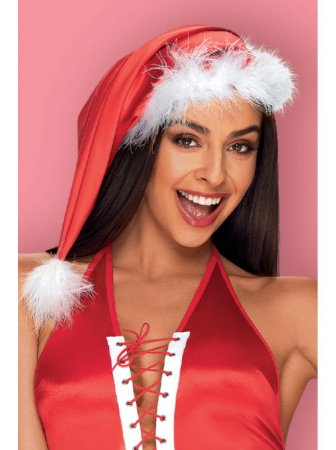 Шапка Obsessive Santastic Красно-белый