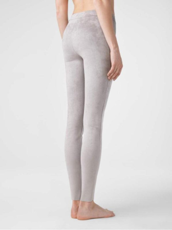 Леггинсы из искусственной замши с высокой посадкой DESIRE LUX, р.164-90, silver cloud || Легінси з штучної замші з високою посадкою DESIRE LUX, р. 164-90, grape wine