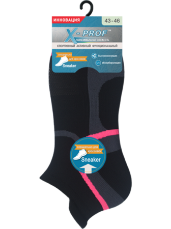 Шкарпетки жін. арт. 52-92 Х-prof, р.23-25, 082 чорний