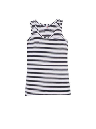 Топ из вискозы в полоску LD 731 || ВТЖ Джемпер жін. CE LD 731, р.170-84, білий-синій