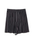 Шорты-юбка в контрастную полоску RIVIERA || Шорти жін. CE RIVIERA, р.170-84-90, black-white