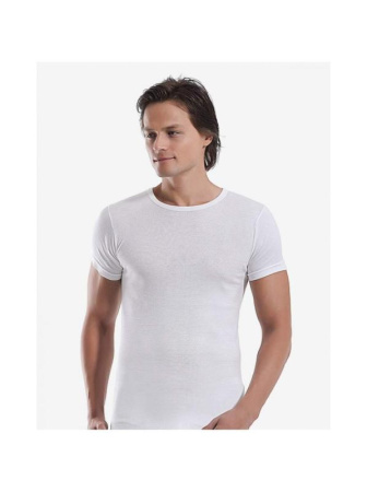 Мужская футболка Oztas A-1048, XL, Белый