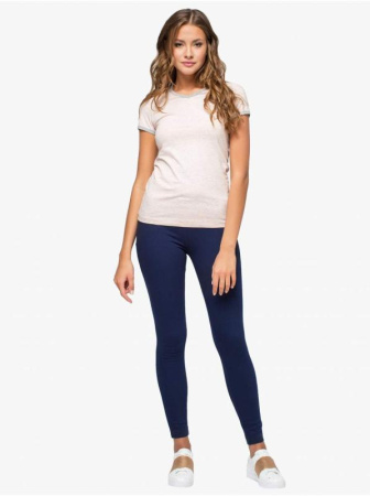 Меланжевая футболка из хлопка LD 635