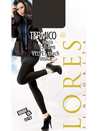 Колготки Lores Termico 150 den, 3/4, nero(чёрный)