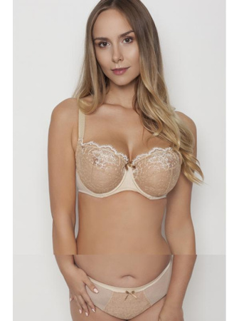 Комплект Samanta Sandy - бюстгальтер с мягкой чашкой A122 и полные трусики B400 Золотой