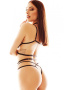 Стринги Anais Cozmo Шоколадно-бежево-черный