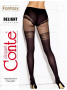Колготки з імітацією ажурних панчіх DELIGHT Lycra