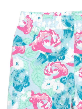 Леггинсы с цветочным рисунком ALIConte, р.146-76, mentol || Легінси з квітковим малюнком ALIConte, р. 146-76, mentol