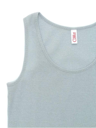 Топ с мерцанием люрекса из вискозы премиального качества LD 1130 || Джемпер жін. CE LD 1130, р.170-96, metallic silver