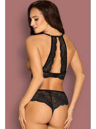 Комплект Obsessive Pearlove set Черно-перламутровый