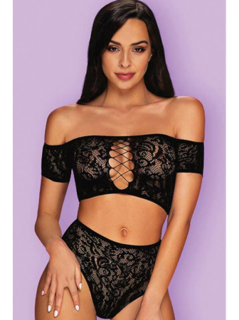 Комплект Obsessive Inessita set Черный