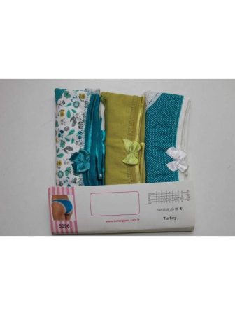 Женские трусики-слипы SEVIM Арт: 5096, M, Зеленое ассорти || Женские трусики-слипы SEVIM Арт: 5096, M, Зеленое ассорти