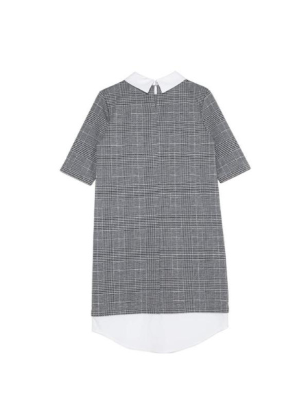 Платье в клетку с имитацией рубашки LPL 1052