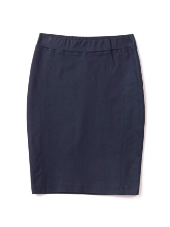 Юбка-карандаш с напылением &quot;под кожу&quot; GLORIA || Спідниця жін. CE GLORIA, р.170-88-94, navy