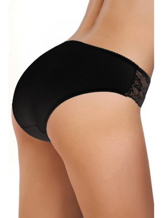 Полные трусики ORO Alessia 2202 Черный || Полные трусики ORO Alessia 2202 Черный