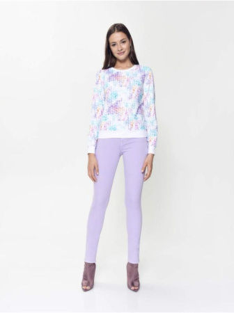 Ультракомфортный хлопковый свитшот LD 894 || Джемпер жін. CE LD 894, р.170-88, pastel water colour