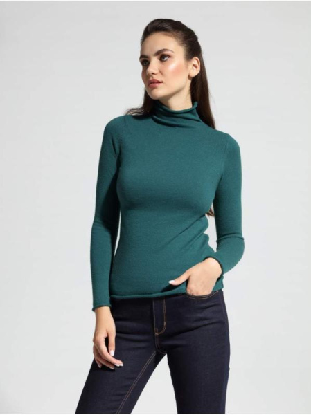 Свитер из итальянской пряжи с вискозой премиального качества LDK 061