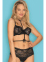 Комплект Obsessive Raquelia set Черный
