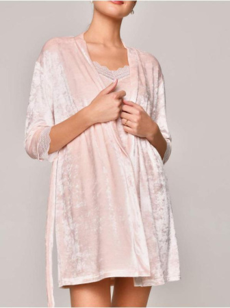 Велюровый халат для дома VELVET LOUNGEWEAR LHW 1006 || Халат жін. CE VELVET LOUNGEWEAR LHW 1006, р.170-92-98, desert flower Велюровый халат для дома VELVET LOUNGEWEAR LHW 1006 || Халат жін. CE VELVET LOUNGEWEAR LHW 1006, р.170-92-98, desert flower