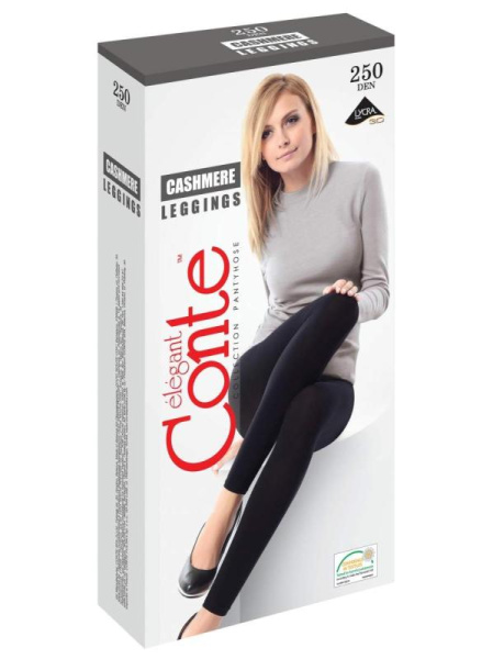 Теплі легінси з додаванням пряжі кашемір CASHMERE LEGINGS 250 Lycra, р. 4, Nero Теплі легінси з додаванням пряжі кашемір CASHMERE LEGINGS 250 Lycra, р. 4, Nero