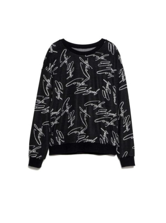 Свитшот из вискозы премиального качества LD 1042 || Джемпер жін. CE LD 1042, р.170-84, black-moon grey