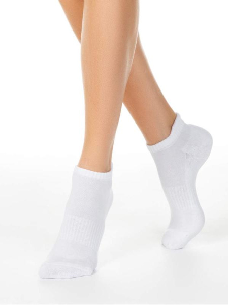Носки жен. хлопковые E ACTIVE (короткие, махр. стопа) 15С-75СПЕ, р.23, 078 белый