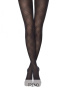 Колготки с рельефным геометрическим рисунком ADELE Lycra, р.2, Nero || Колготки з рельєфним геометричним малюнком ADELE Lycra, р. 2, Nero