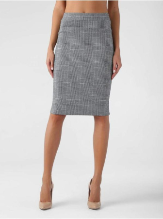 Классическая юбка-футляр в клетку MISS CHIC
