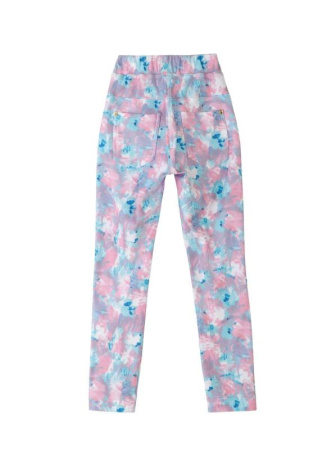 Бриджи с цветочным принтом FIOLA || ВТЖ Бриджі  жін. CE FIOLA, р.164-94, pink-white