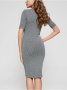 Моделирующее платье-футляр LPL 1047 || Плаття жін. CE LPL 1047, р.164-84-90, steel grey