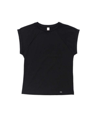 Хлопковая футболка с манжетами LD 1109 || Джемпер жін. CE LD 1109, р.170-84, black